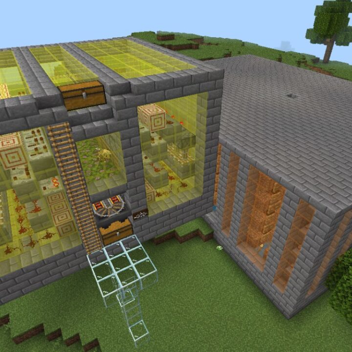 Мод на Моментальную Постройку для Minecraft PE