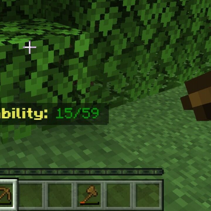 Мод на Показ Прочности для Minecraft PE