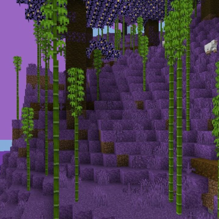 Фиолетовые Текстуры для Minecraft PE