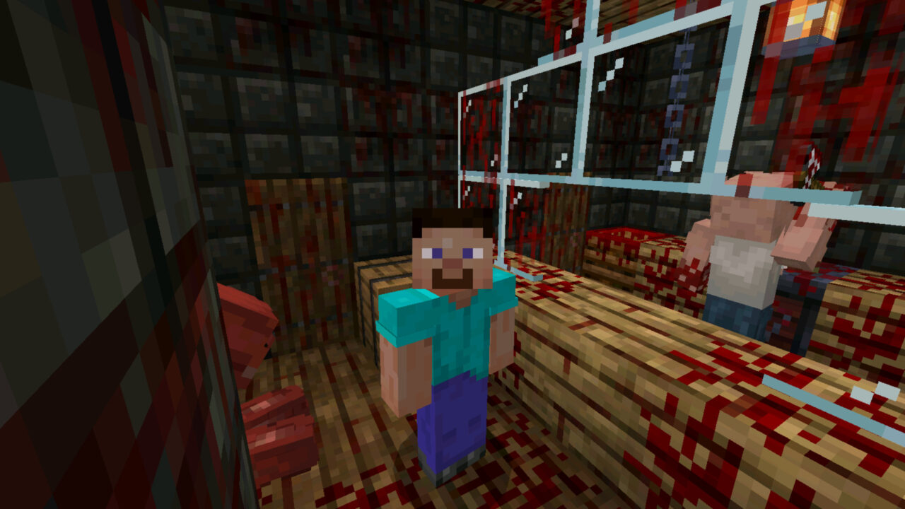 Карта Побег от маньяка для Minecraft PE