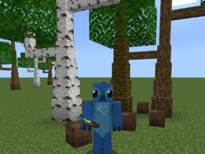 Мод на Физику Деревьев для Minecraft PE