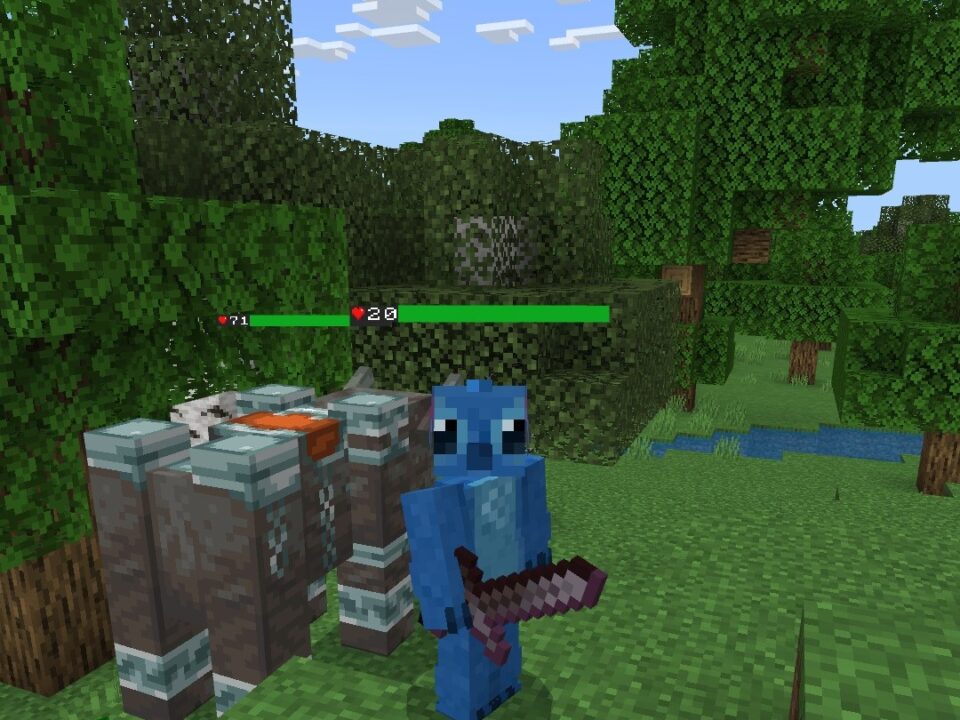 Мод на ХП Мобов для Minecraft PE