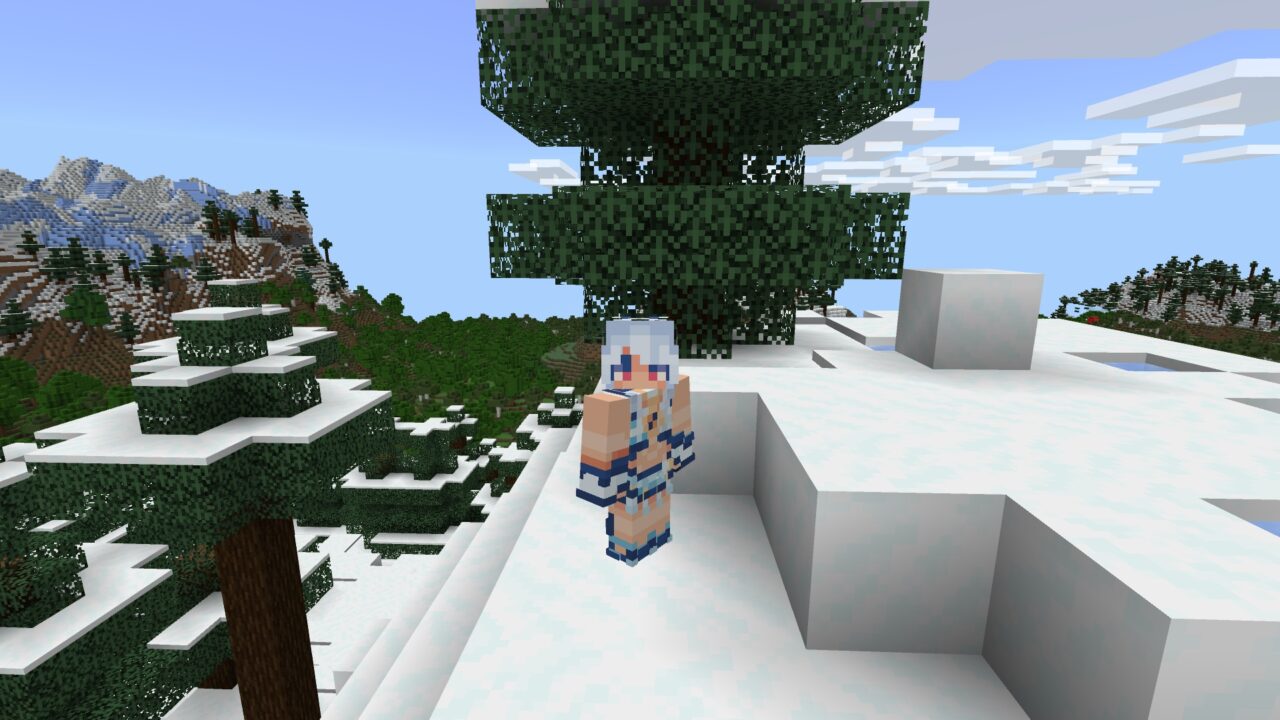 Скин Муалани Геншин для Minecraft PE