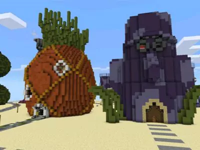 Карта Бикини Ботом для Minecraft PE