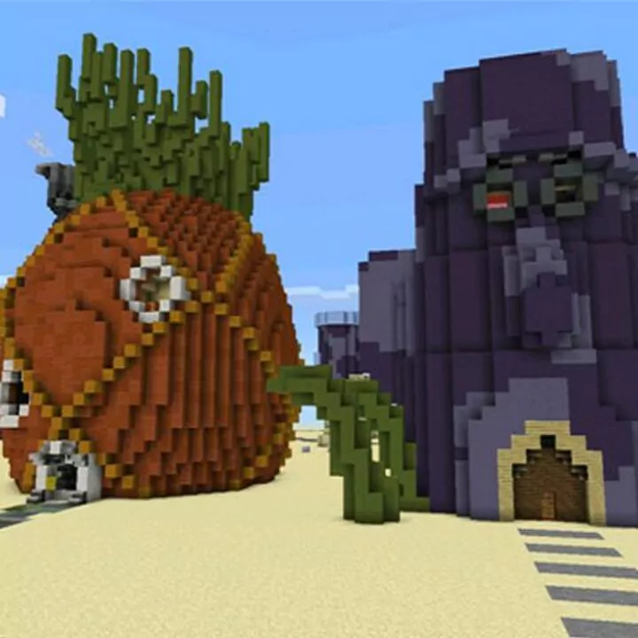 Карта Бикини Ботом для Minecraft PE
