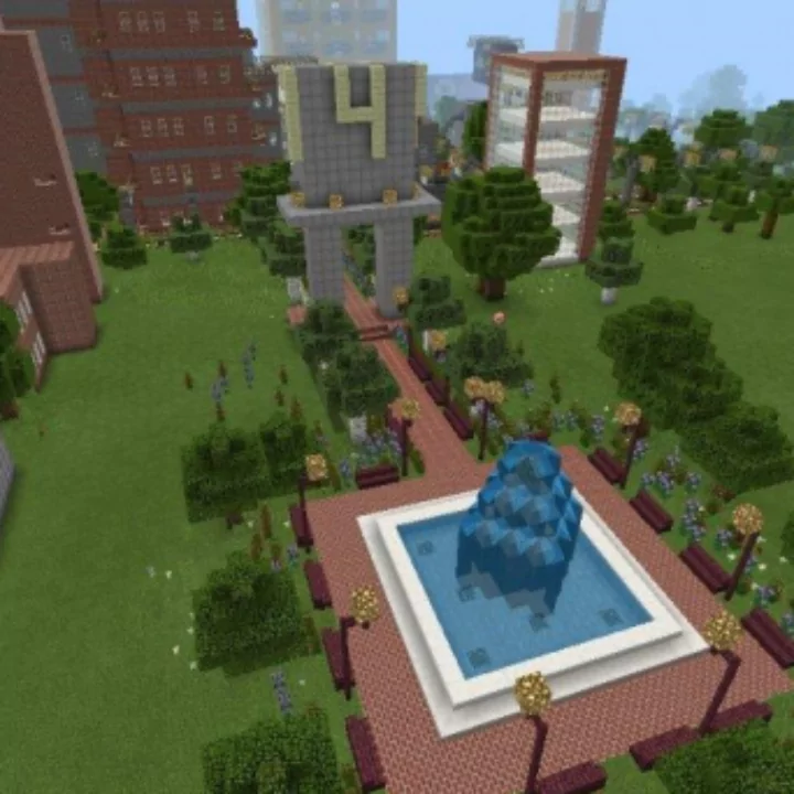 Карта Русский город для Minecraft PE
