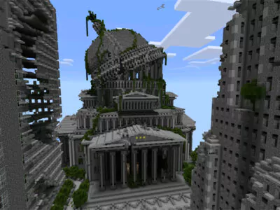 Карта Заброшенный город для Minecraft PE