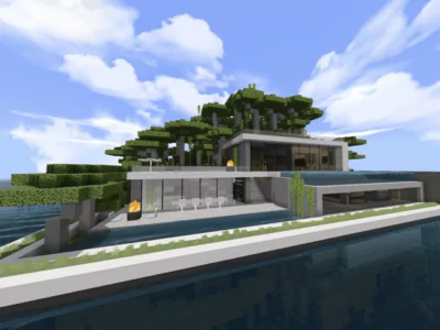 Карта Дом Хай Тек для Minecraft PE