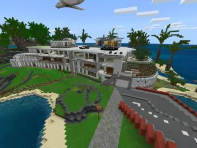 Карта на Особняк для Minecraft PE