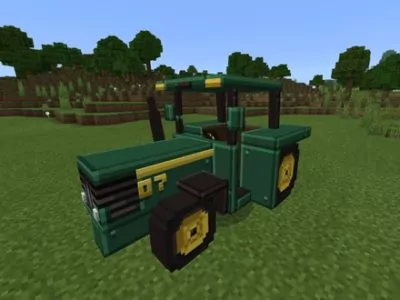 Мод на трактор для Minecraft PE