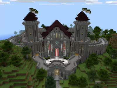 Карта Замок для Minecraft PE