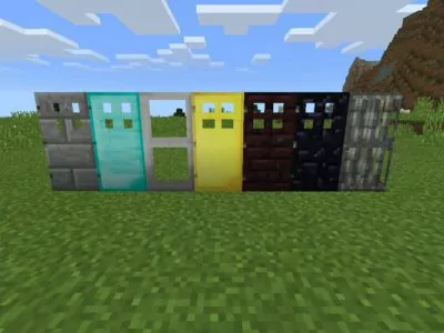 Мод на двери для Minecraft PE