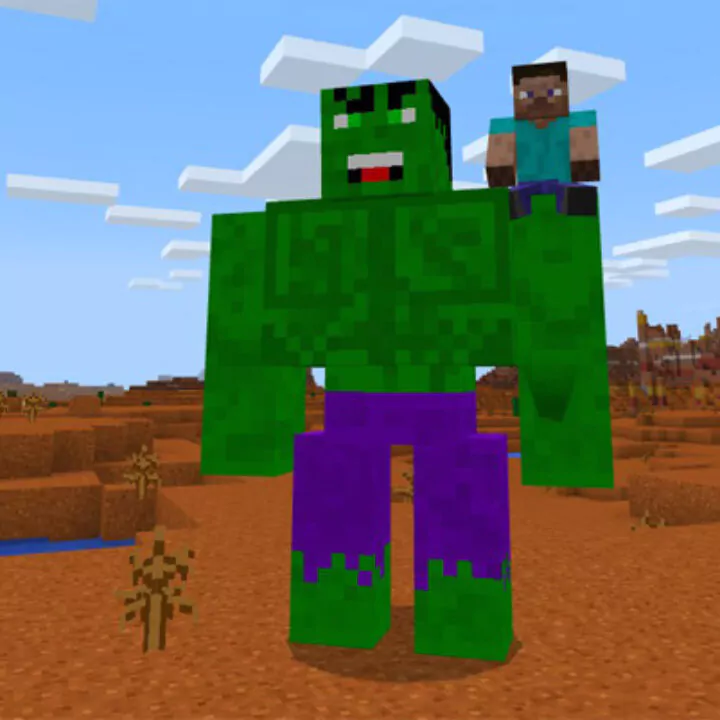 Мод на Халка для Minecraft PE