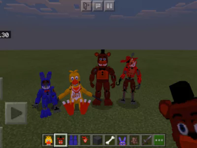 Мод на ФНАФ для Minecraft PE