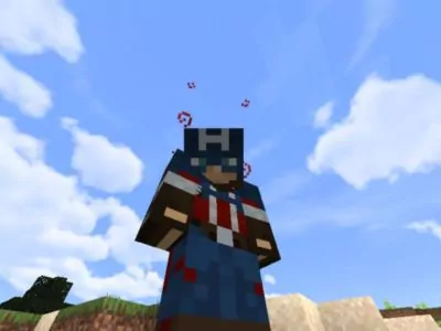 Мод на Капитана Америку для Minecraft PE