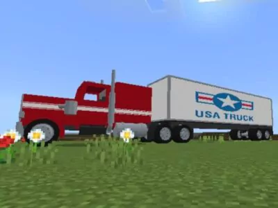 Мод на Грузовик для Minecraft PE