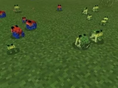 Мод на Лягушек для Minecraft PE