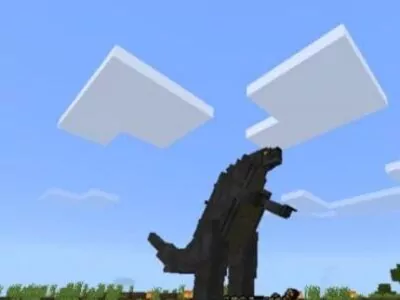 Мод на Годзиллу для Minecraft PE