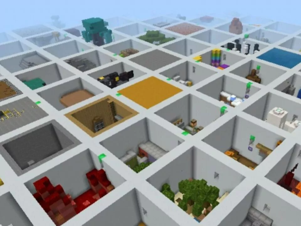 Карты на 100 Уровней Паркура для Minecraft PE