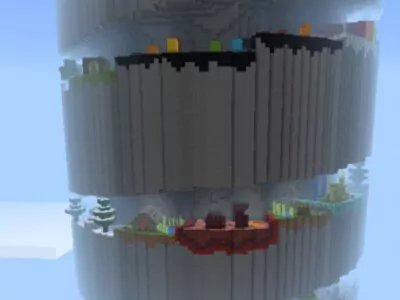 Карты на Паркур Спираль для Minecraft PE