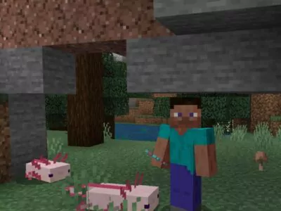 Мод на Аксолотлей для Minecraft PE