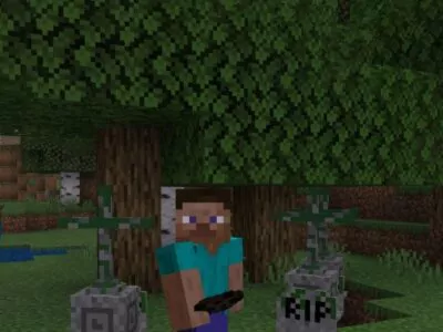 Мод на Надгробие для Minecraft PE