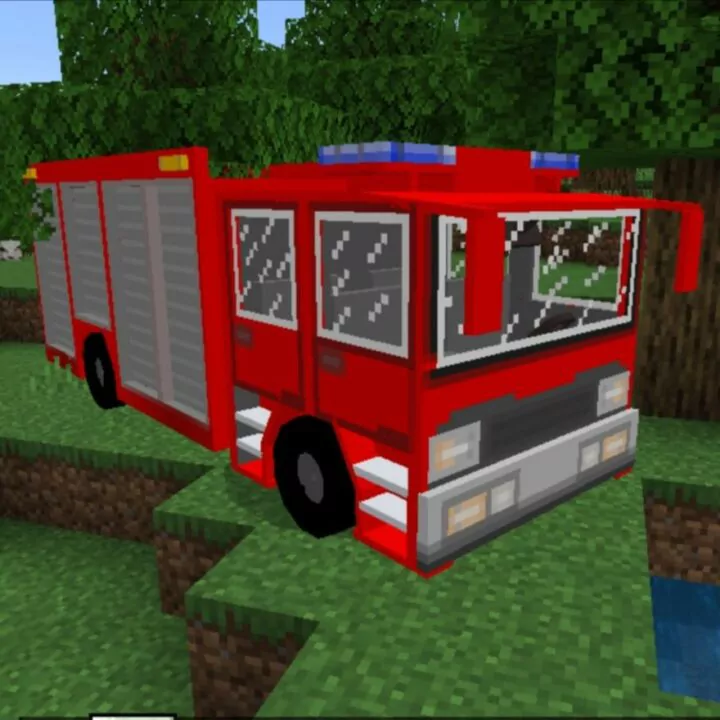 Мод на Пожарную Машину для Minecraft PE