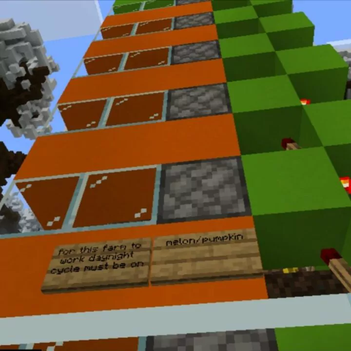 Карты на Выживание на ферме для Minecraft PE