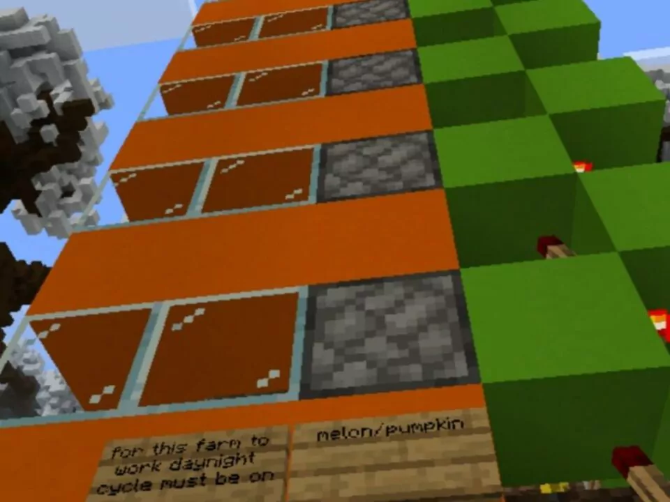 Карты на Выживание на ферме для Minecraft PE
