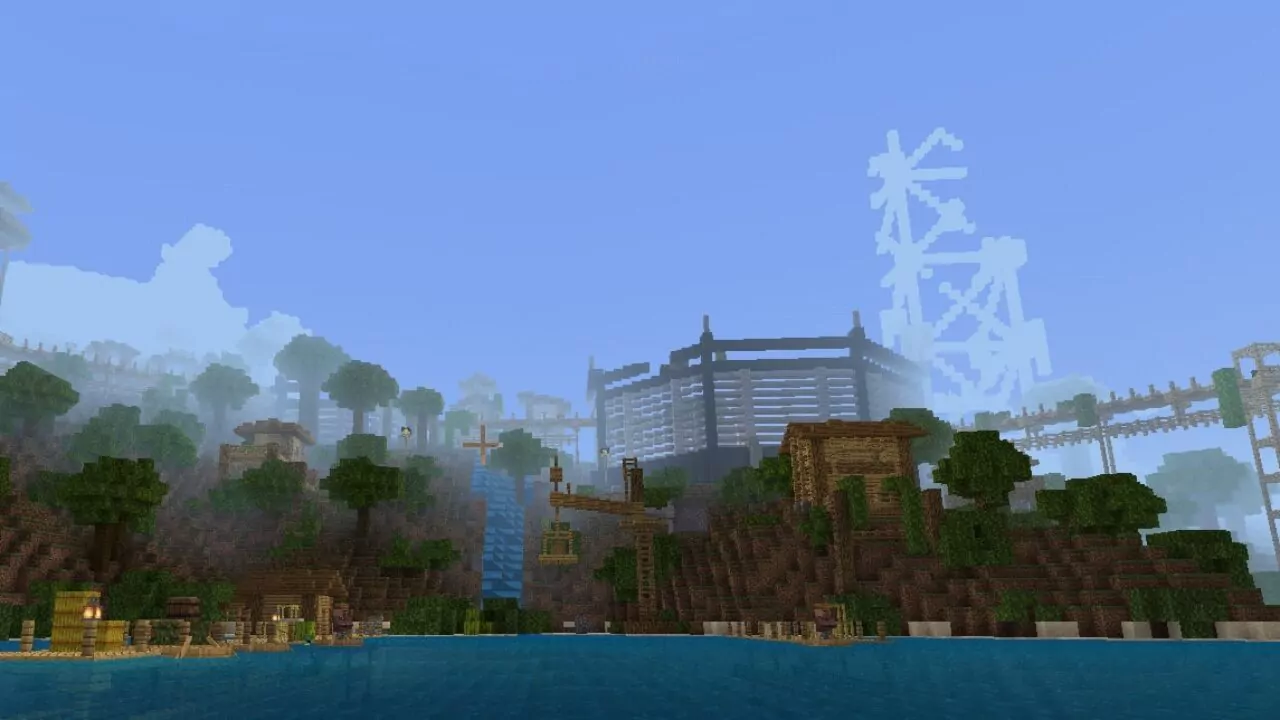 Карты на Заброшенный дом для Minecraft PE