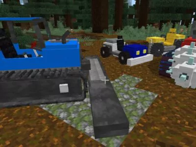 Мод на Строительную технику для Minecraft PE