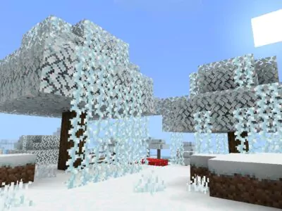 Зимние Текстуры для Minecraft PE
