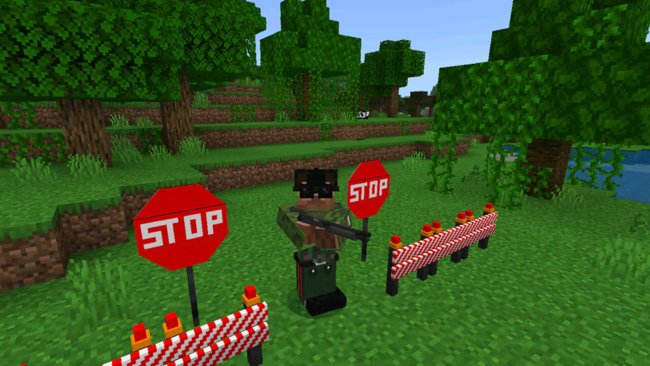 Мод на Военный декор для Minecraft PE