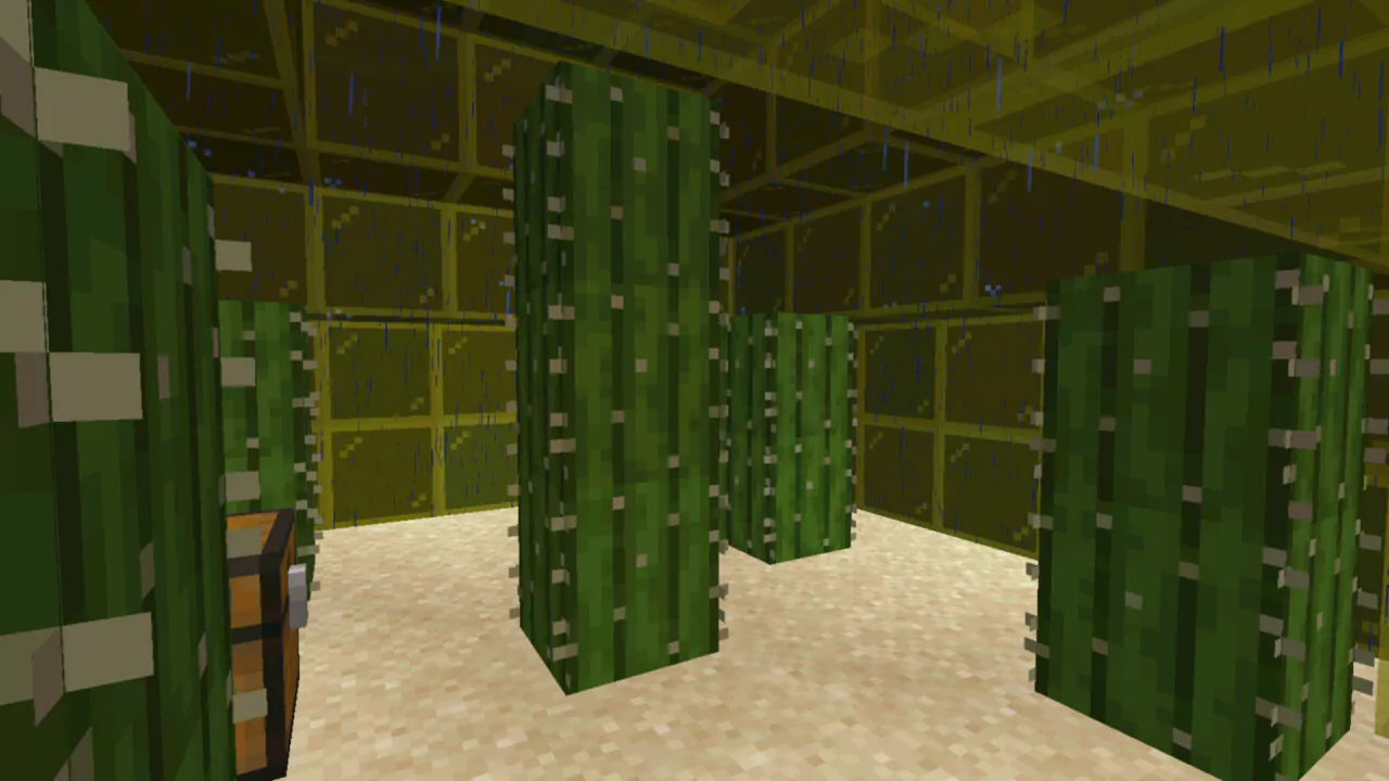 Кактусы из Карты В бутылке 2 в Minecraft PE