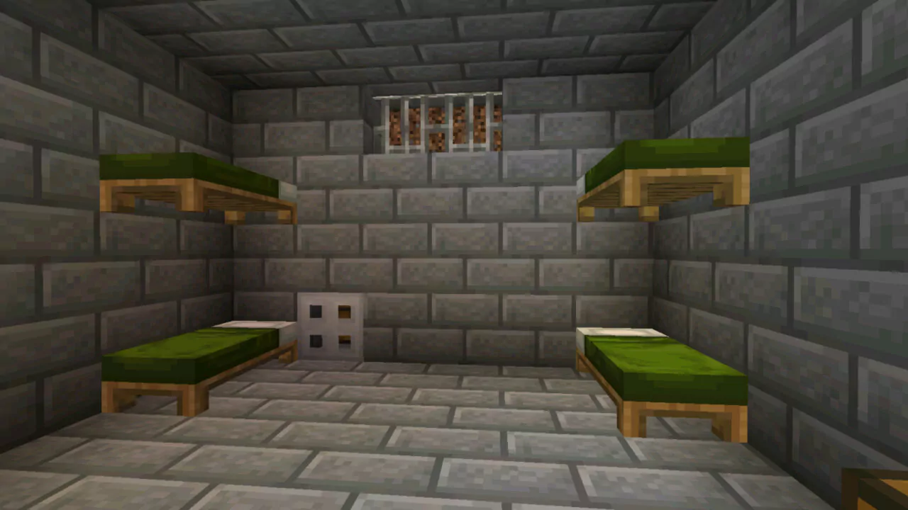 Камера из карты Побег из Тюрьмы 2 в Minecraft PE