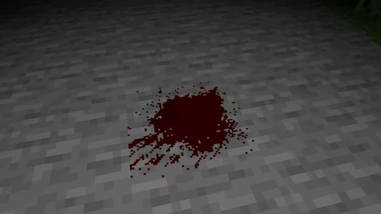 Кровь из карты Гренни 2 на Minecraft PE