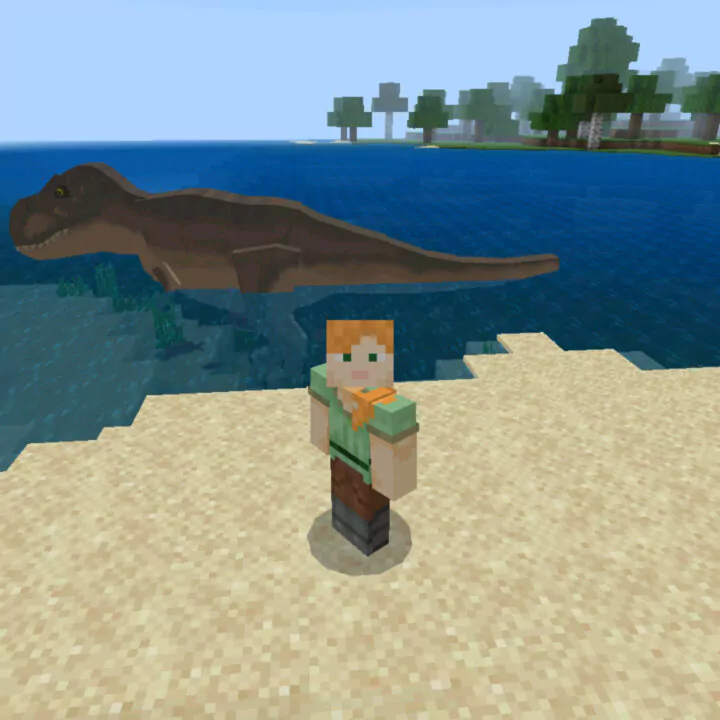 Мод на Остров динозавров для Minecraft PE