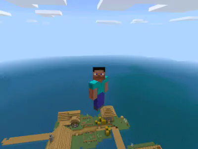Мод на Выживание в океане в Minecraft PE
