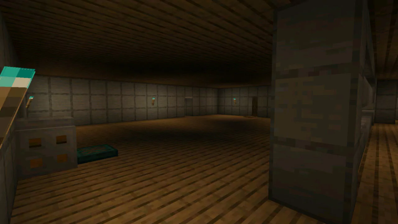Подвал из карты Гренни 2 на Minecraft PE