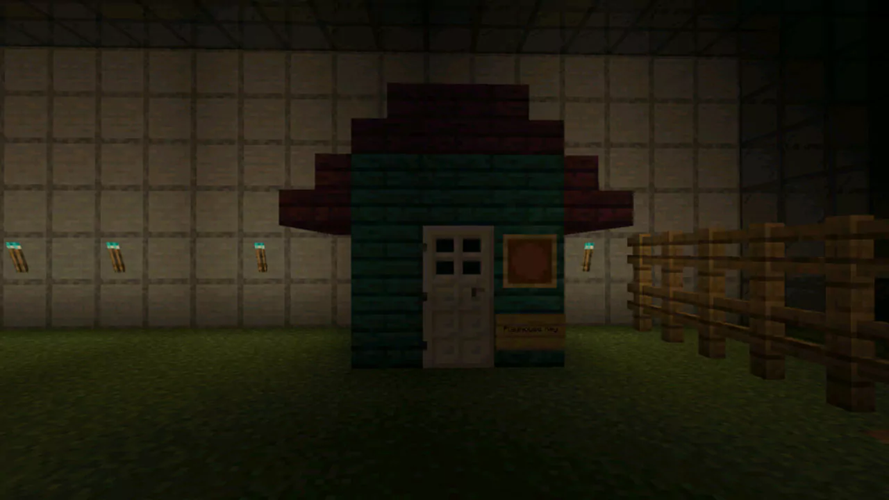 Сарай из карты Гренни 2 на Minecraft PE