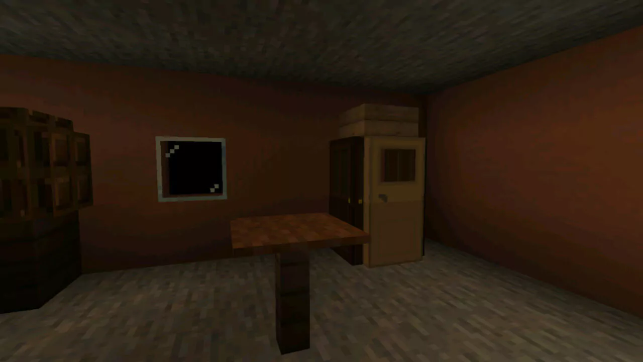Стол из карты Гренни 2 на Minecraft PE
