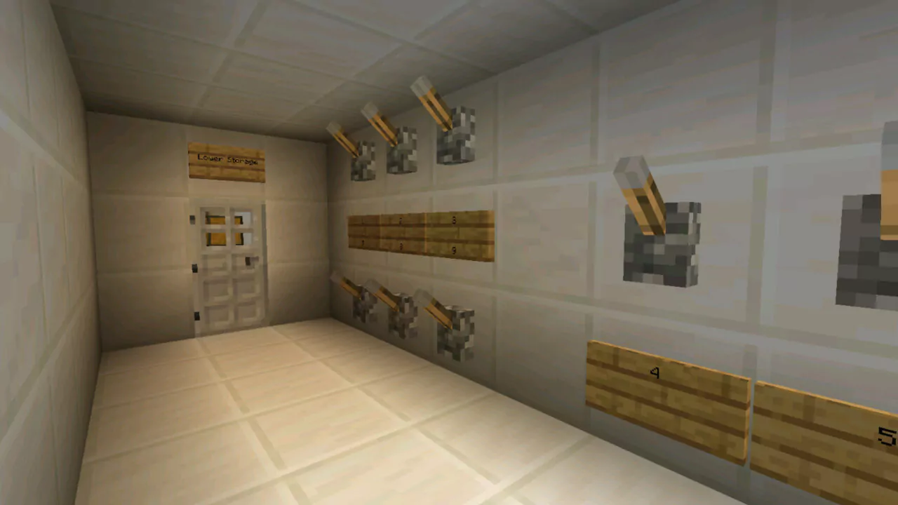Замок из карты Побег из Тюрьмы 2 в Minecraft PE