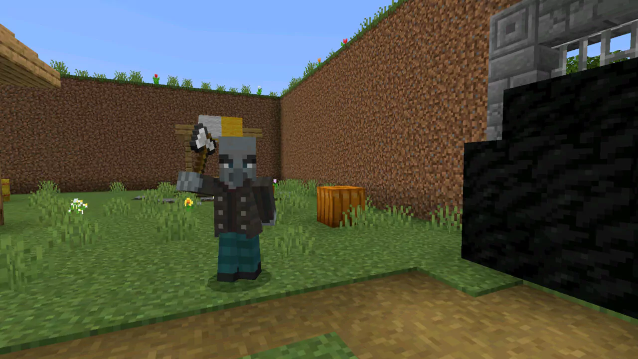 Злодей из карты Побег из Тюрьмы 2 в Minecraft PE