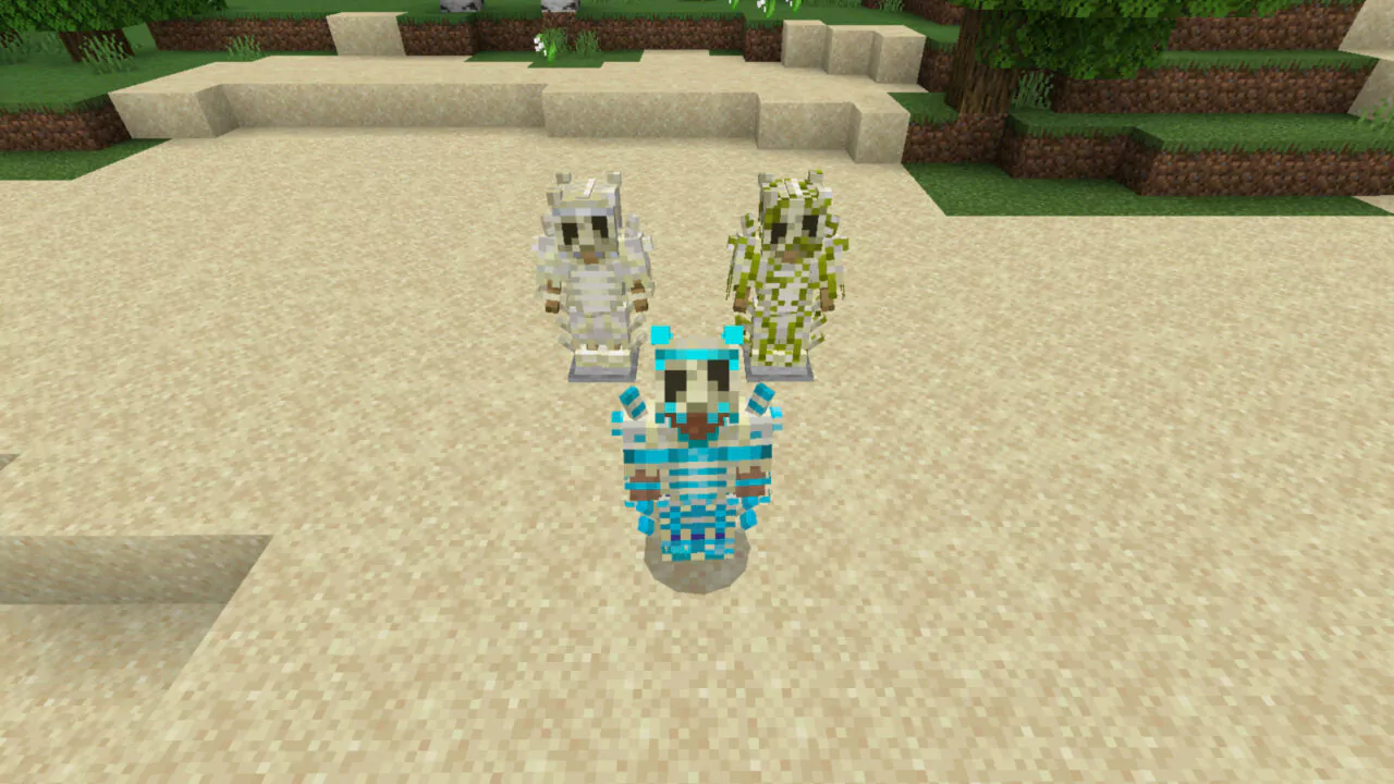Броня для Мода на Скелетный декор на Minecraft PE
