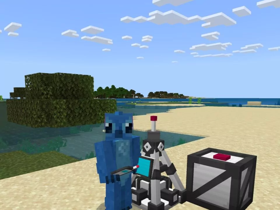Мод на Квадрокоптер для Minecraft PE