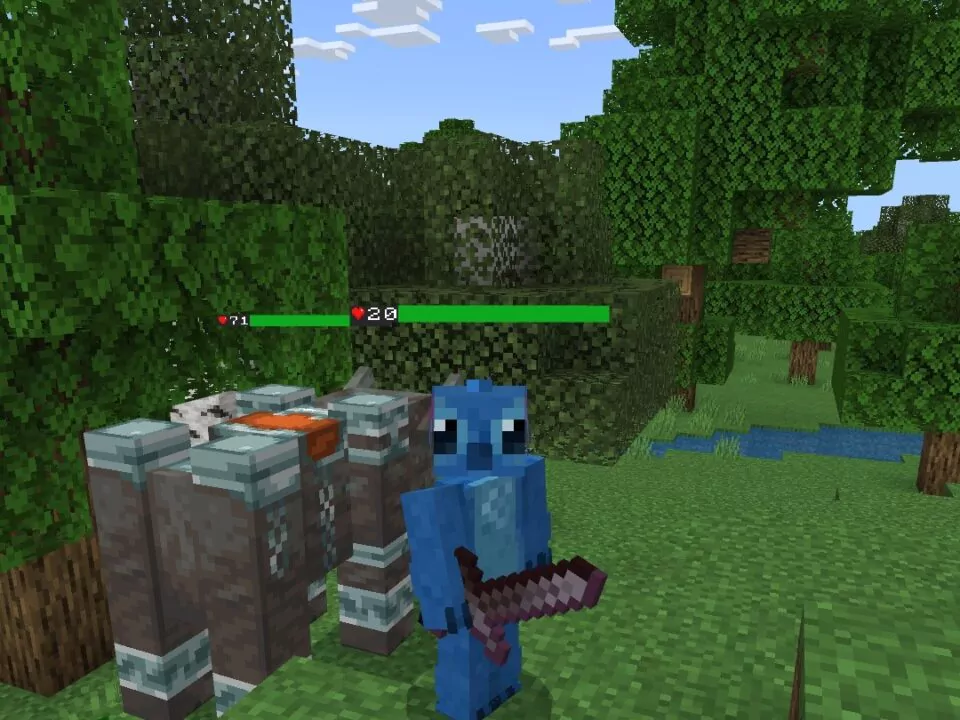 Мод на ХП Мобов для Minecraft PE