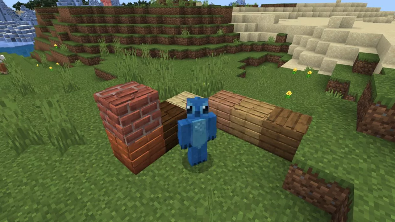 Мод на Текстуры 3Д Блоков для Minecraft PE