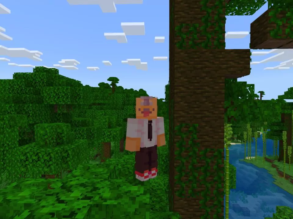 Скин Человек Бензопила для Minecraft PE
