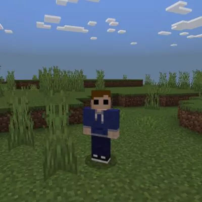 Скин Чёрные Глаза для Minecraft PE