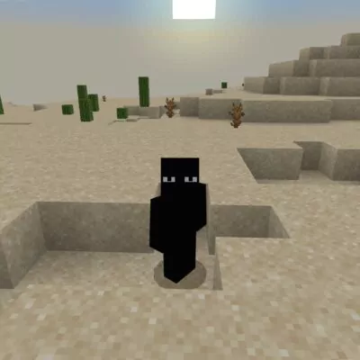 Скин Узкие Глаза для Minecraft PE